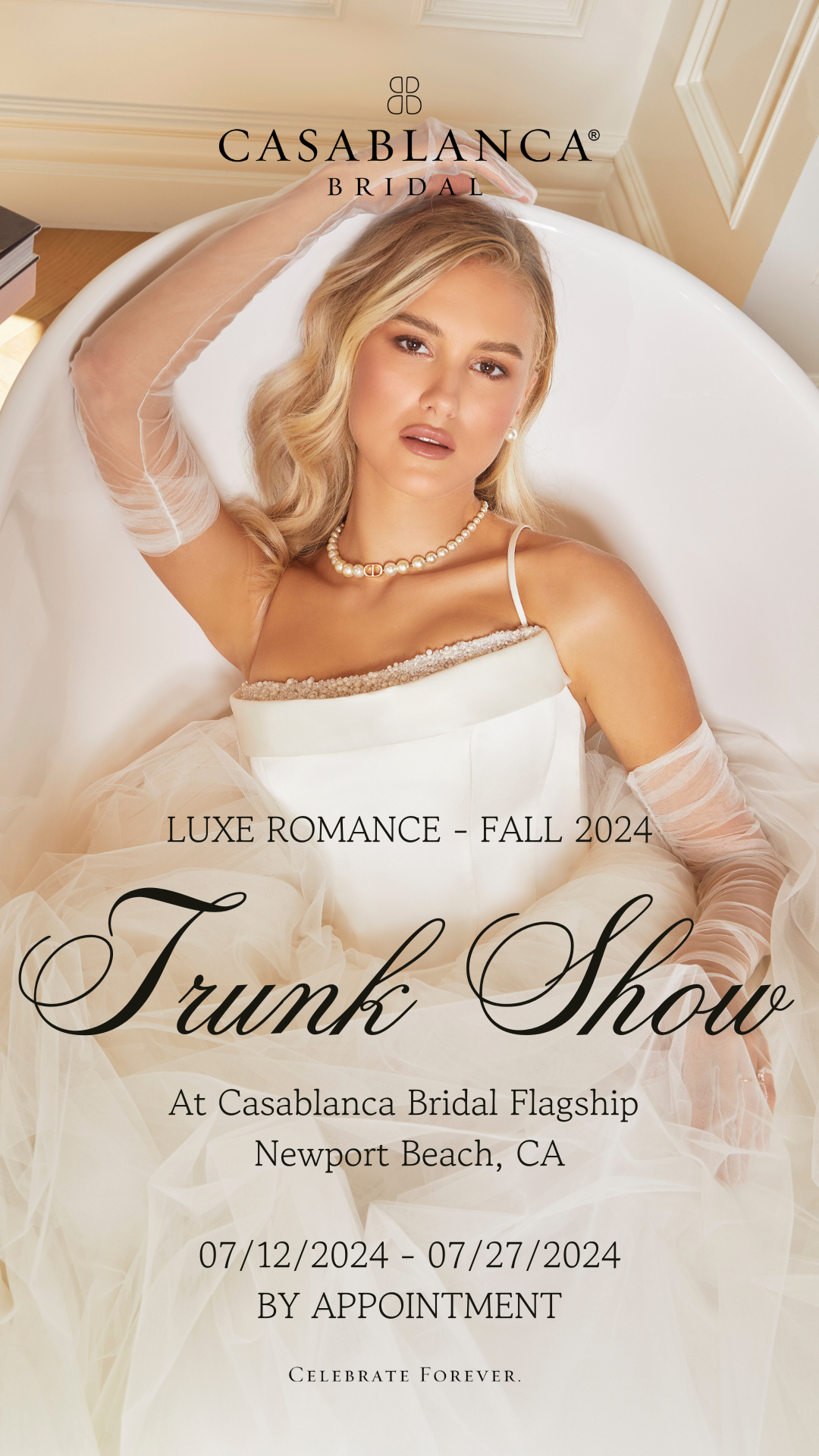 Casablanca Bridal Fall 2024 Trunk Show