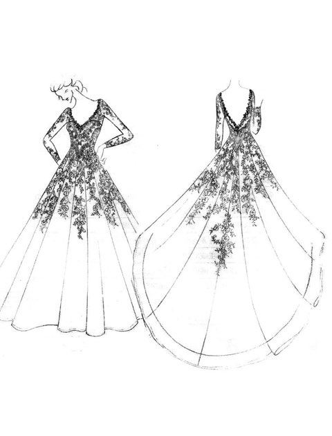 Dress sketch #2