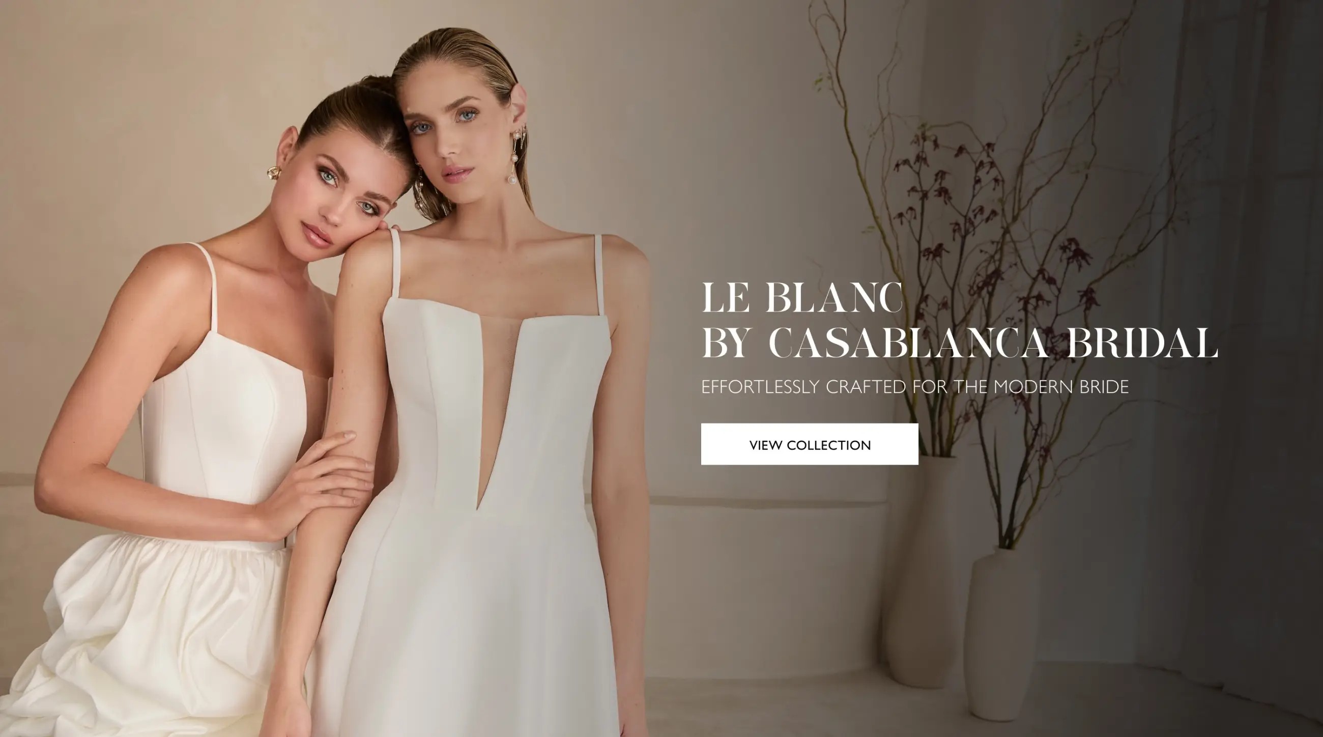 LE BLANC  BY CASABLANCA BRIDAL  Effortlessly crafted for the modern bride