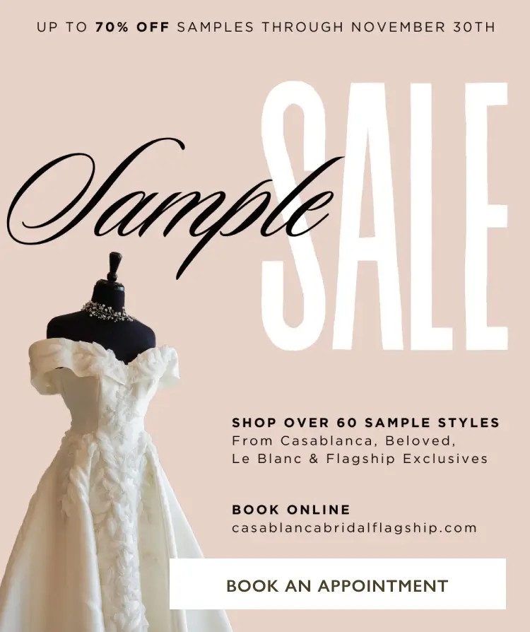 Black Friday Sample Sale November 1 - 30