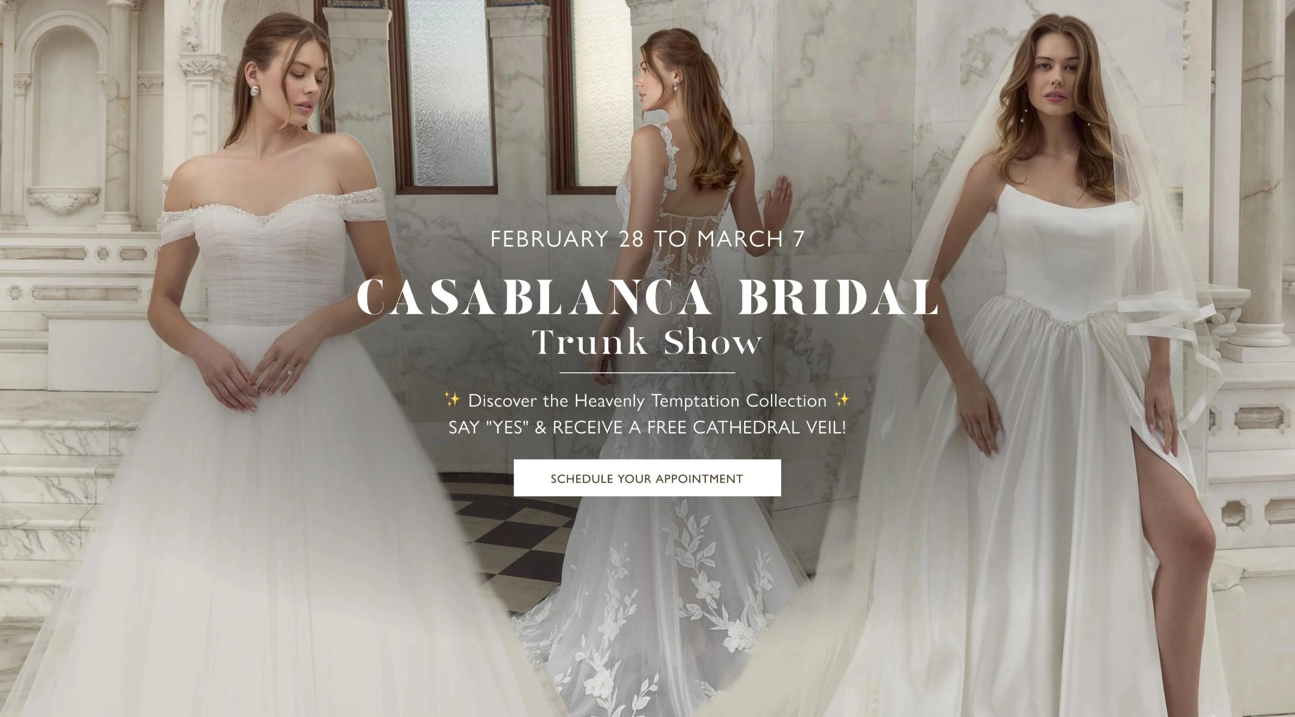 Casablanca Bridal Trunk Show